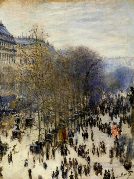  Eva Painting - Boulevard des Capucines Claude Monet